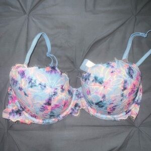PINK Victoria's Secret Multicolor Tie-Dye Bra